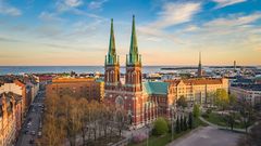 Blick auf Helsinki