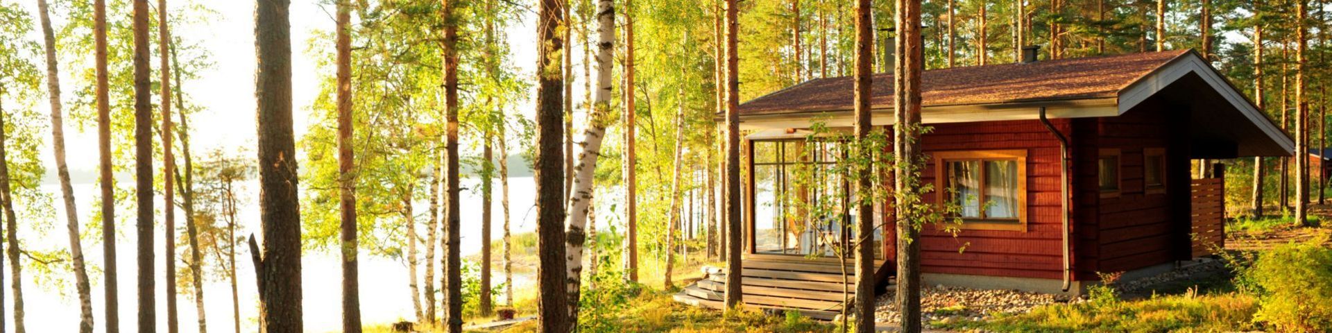 Cottage am See auf einer Finnland Reise mit sz-Reisen