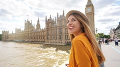 Frau in London