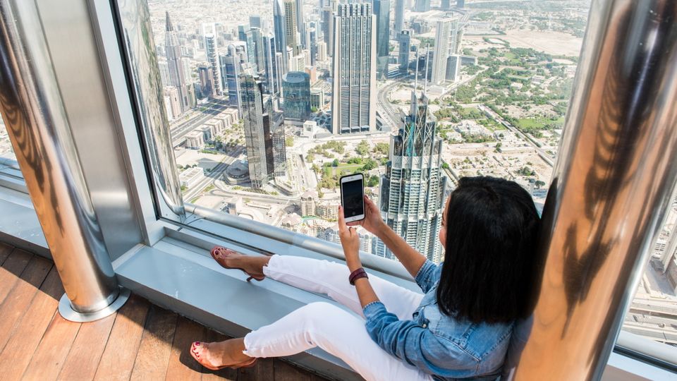 Blick vom Burj Khalifa 