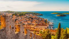 Blick auf Hvar und die Pakleni-Inseln