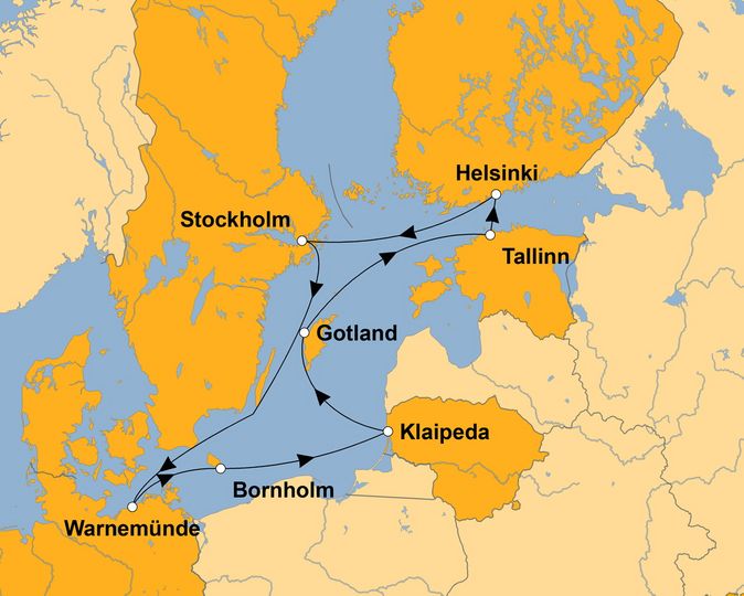 Ihre Reiseroute