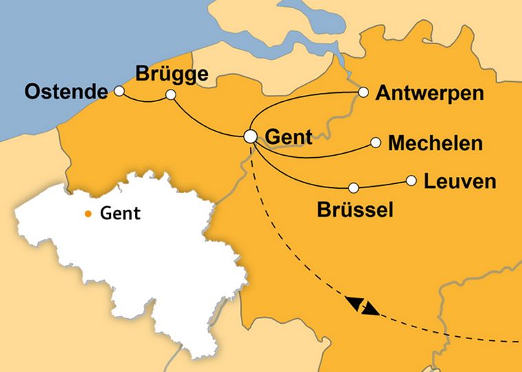 Ihre Reiseroute