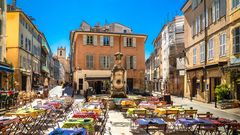 Farbenfrohes Restaurant in Aix En Provence
