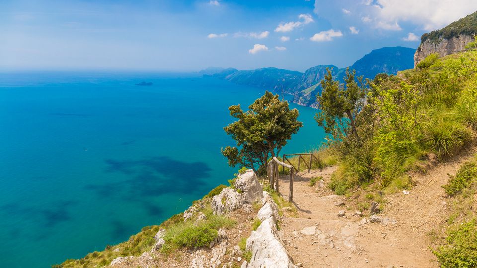 Wanderweg an der Amalfiküste