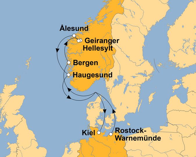 Ihre Reiseroute