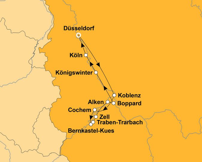 Ihre Reiseroute