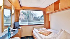 MS Sans Souci, Einzelkabinenbeispiel Elbe-Deck