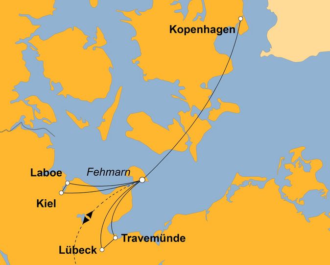 Ihre Reiseroute