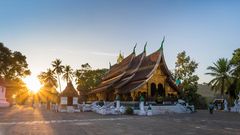Tempel zum Sonnenaufgang, Wat Xieng Thong, Laos
