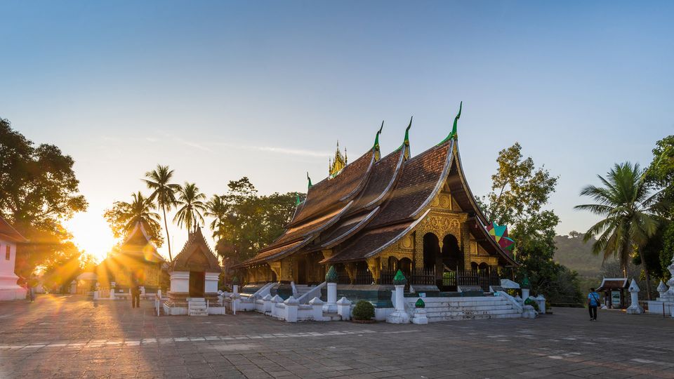 Tempel zum Sonnenaufgang, Wat Xieng Thong, Laos
