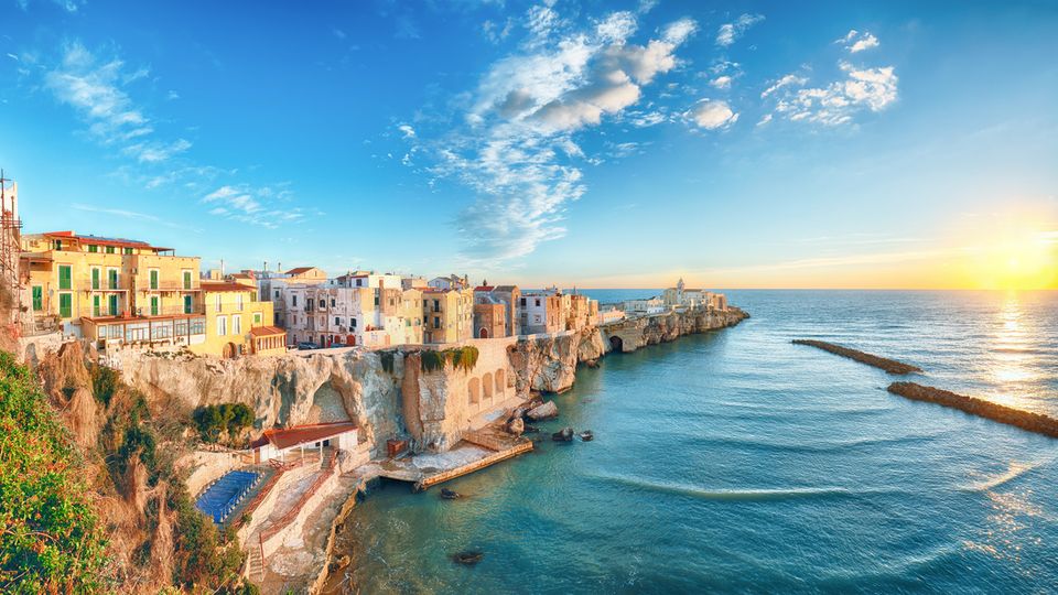Blick auf Vieste, Gargano