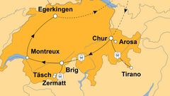 Ihre Reiseroute