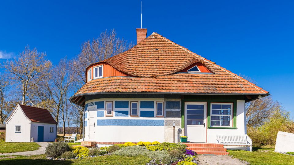 Das Asta Nielsen Haus Karusel in Vitte auf der Insel Hiddensee