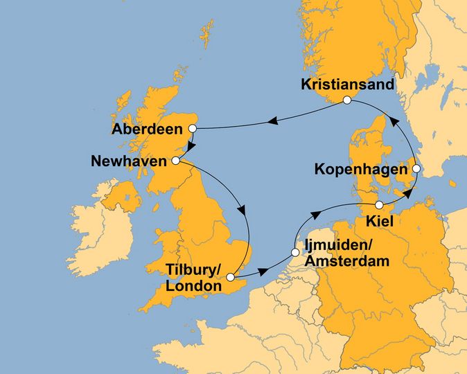 Ihre Reiseroute