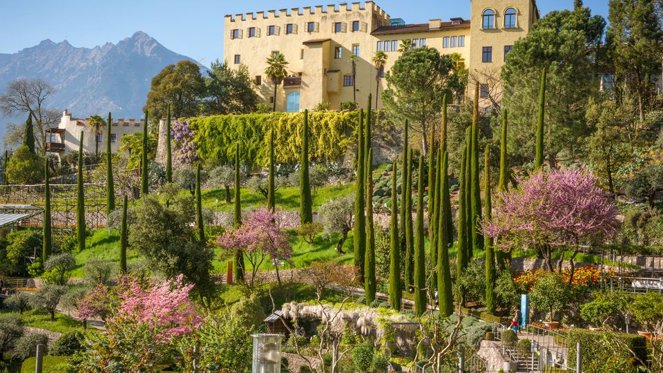 Schloss Trauttmansdorff Garten ©lorenza62, AdobeStock Schloss Trauttmansdorff Garten