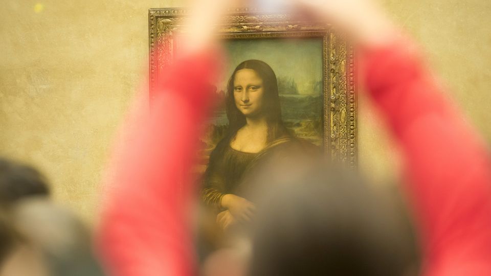 Mona Lisa im Louvre in Paris