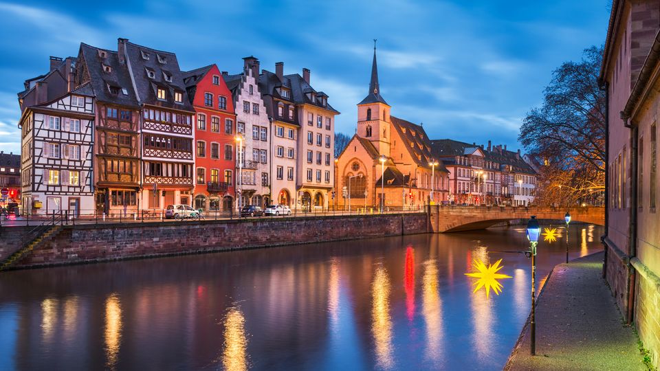 Straßburg im Winter