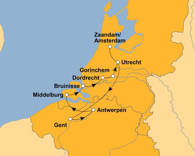 Ihre Reiseroute