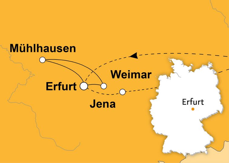 Ihre Reiseroute