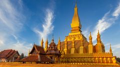 Tempel Pha That Luang, Vientiane, Laos