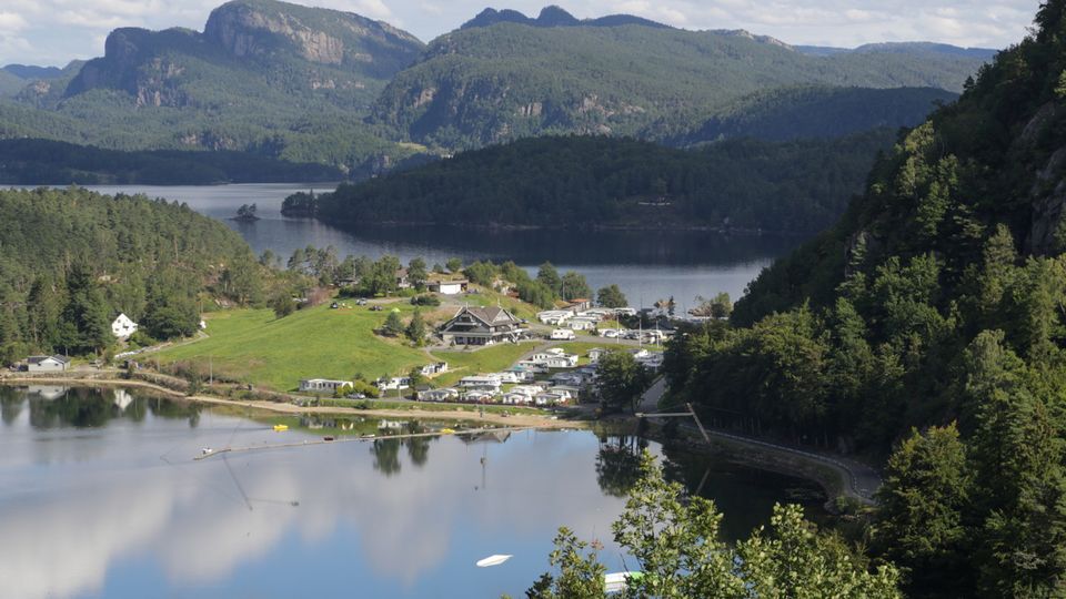 Die Küstenlinie von Kristiansand