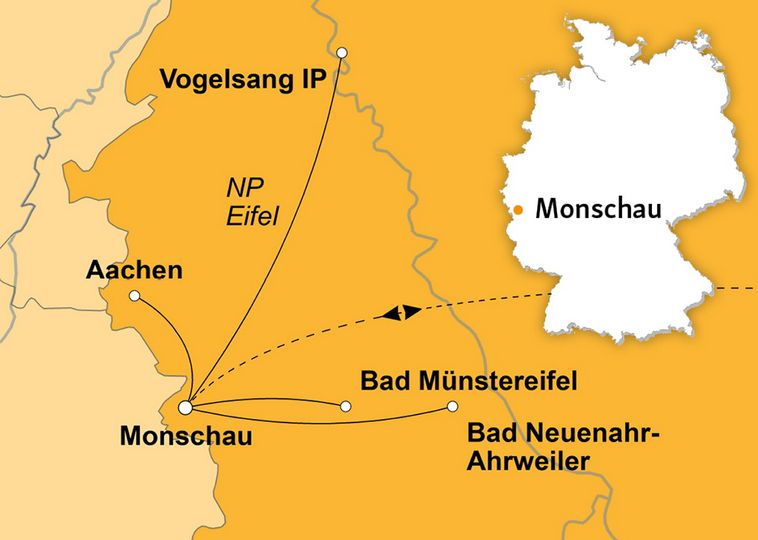 Ihre Reiseroute