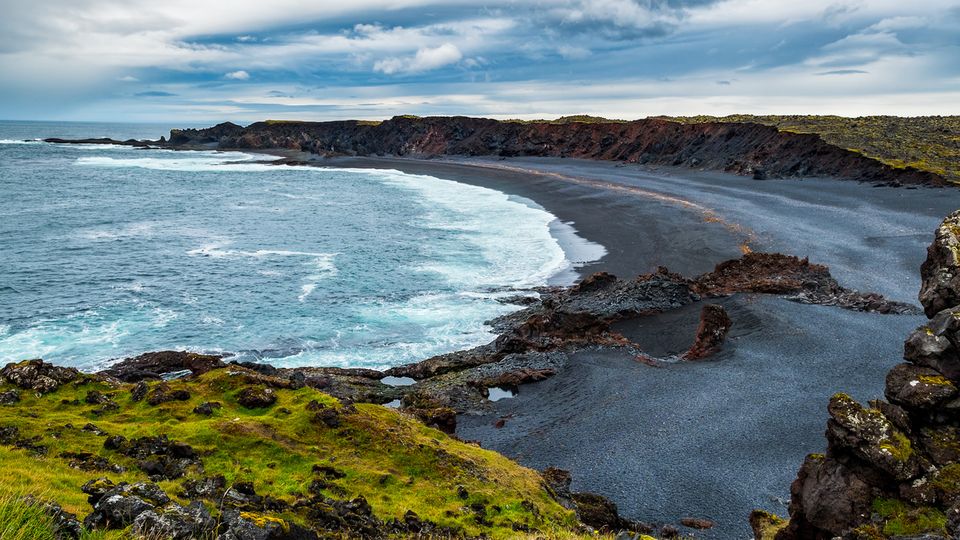 Schwarzer Strand Djupalonssandur
