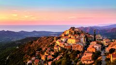 Balagne bei Sonnenuntergang