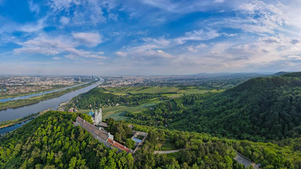 Leopoldsberg Panorama mit Blick auf Wien