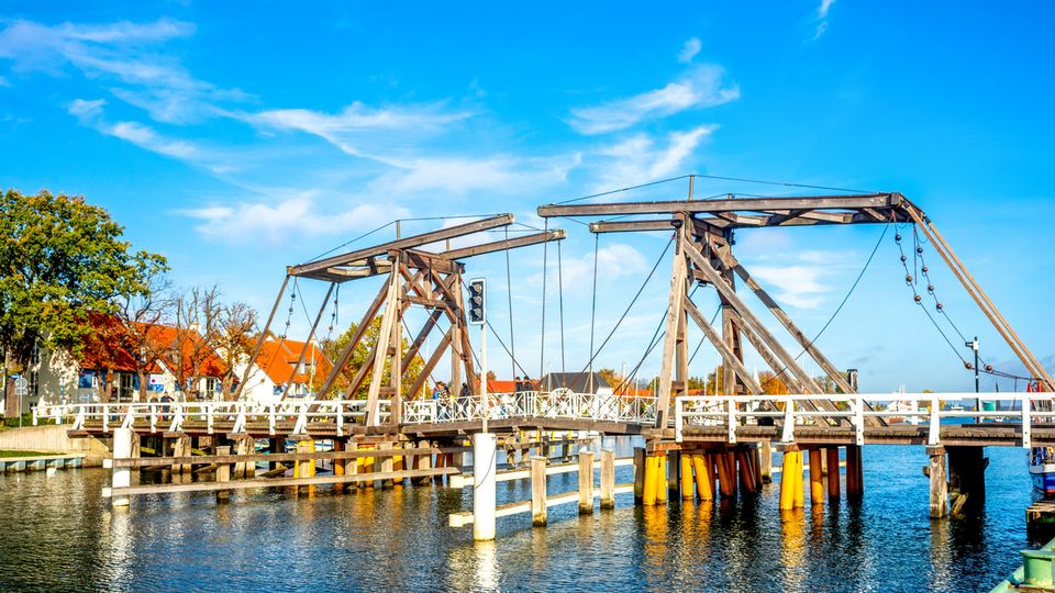 Greifswald Wieck, Klappbrücke