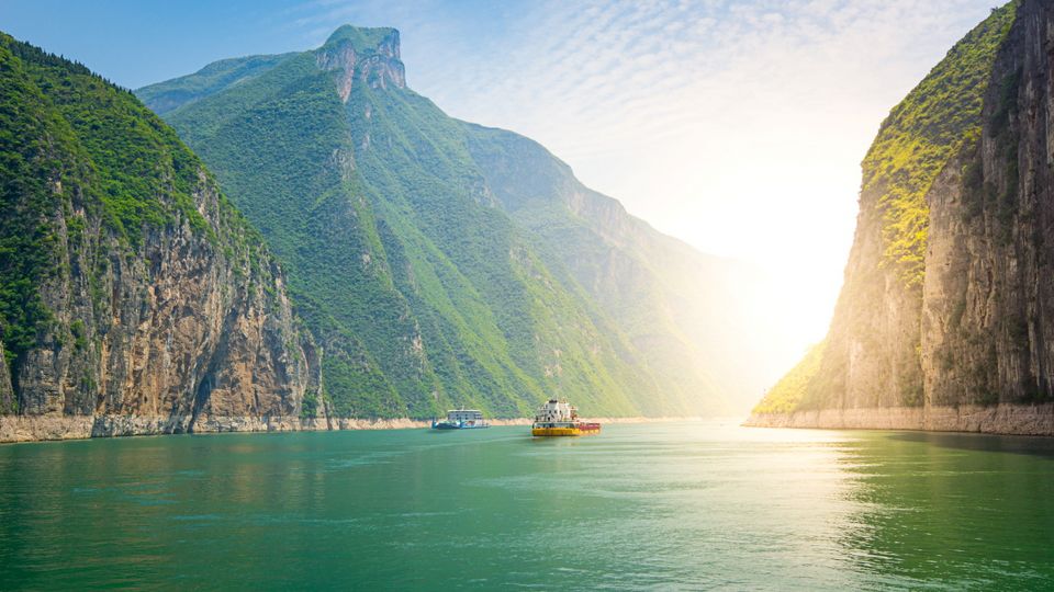 Schiffe auf dem Jangtse, China