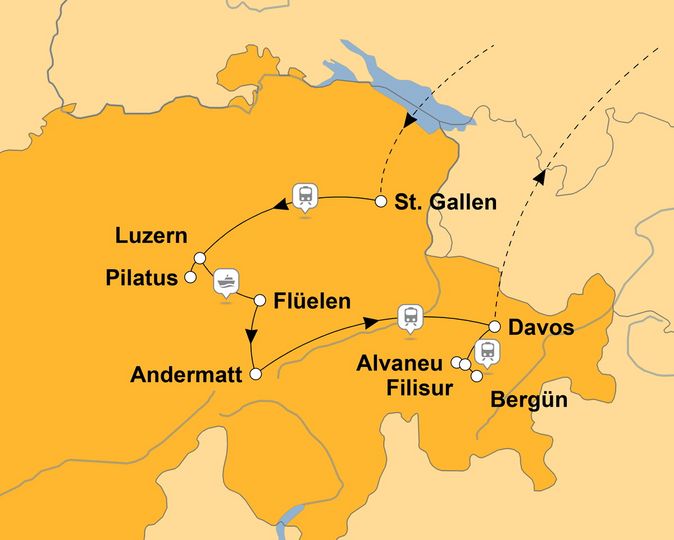 Ihre Reiseroute