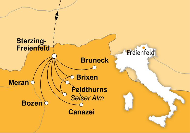 Ihre Reiseroute
