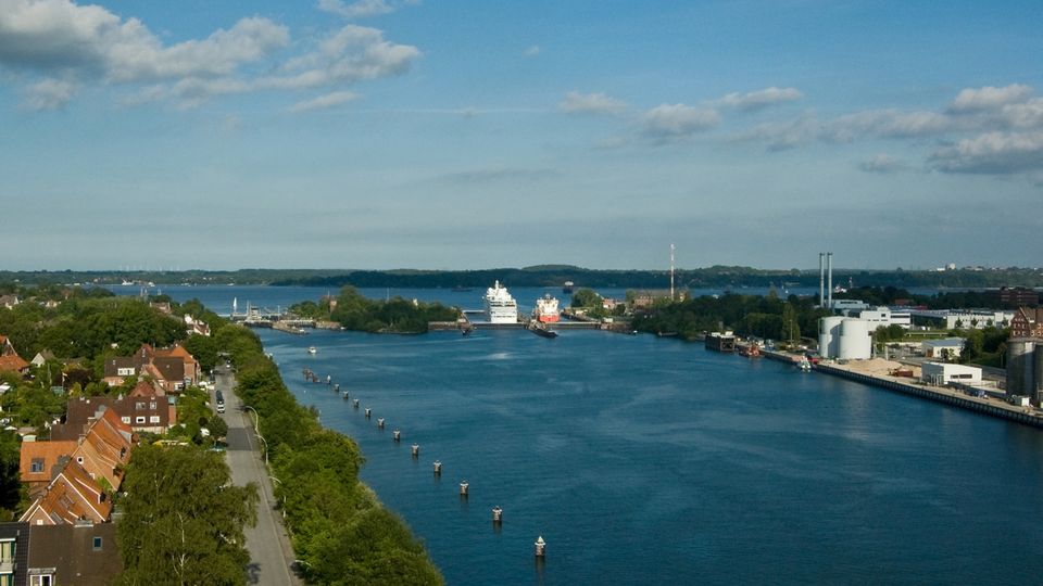 NOK-Schleuse in Holtenau