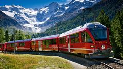 Entlang des Bernina Pass