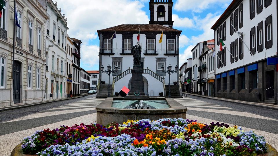 Rathaus in Ponta Delgada, Azoren