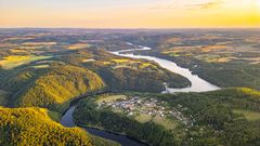 Talsperre Slapy an der Moldau