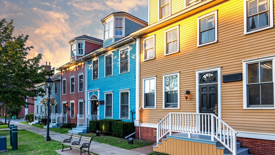 Charlottetown, bunte viktorianische Häuser