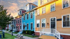 Charlottetown, bunte viktorianische Häuser