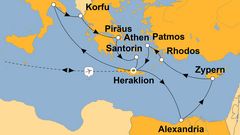 Ihre Reiseroute