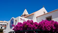 Blick auf Kirche in Madeira