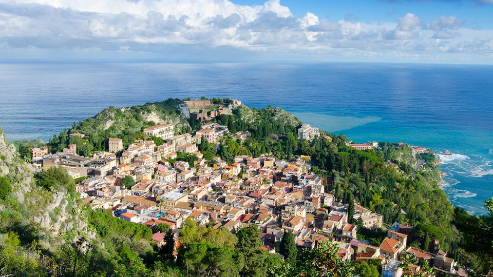 Blick auf Taormina