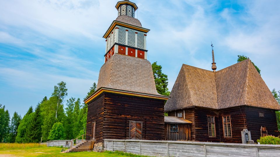 Holzkirche in Petäjävesi, Finland