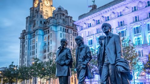 The Beatles vor Three Gracies, Liverpool