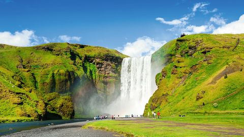 Skogafoss Wasserfall