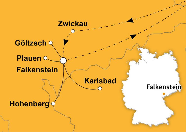 Ihre Reiseroute