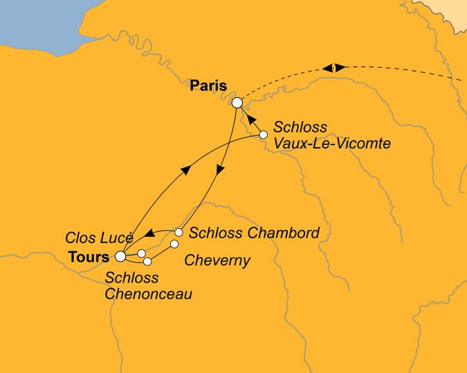 Ihre Reiseroute