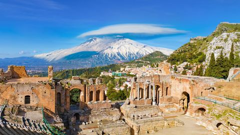 Taormina mit Ätna
