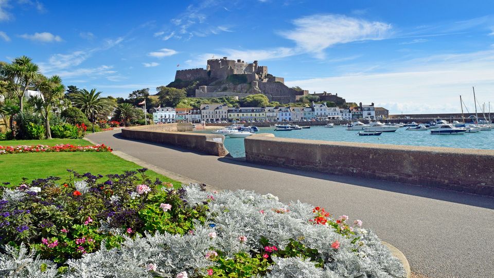 Mount Orgueil Castle in Gorey